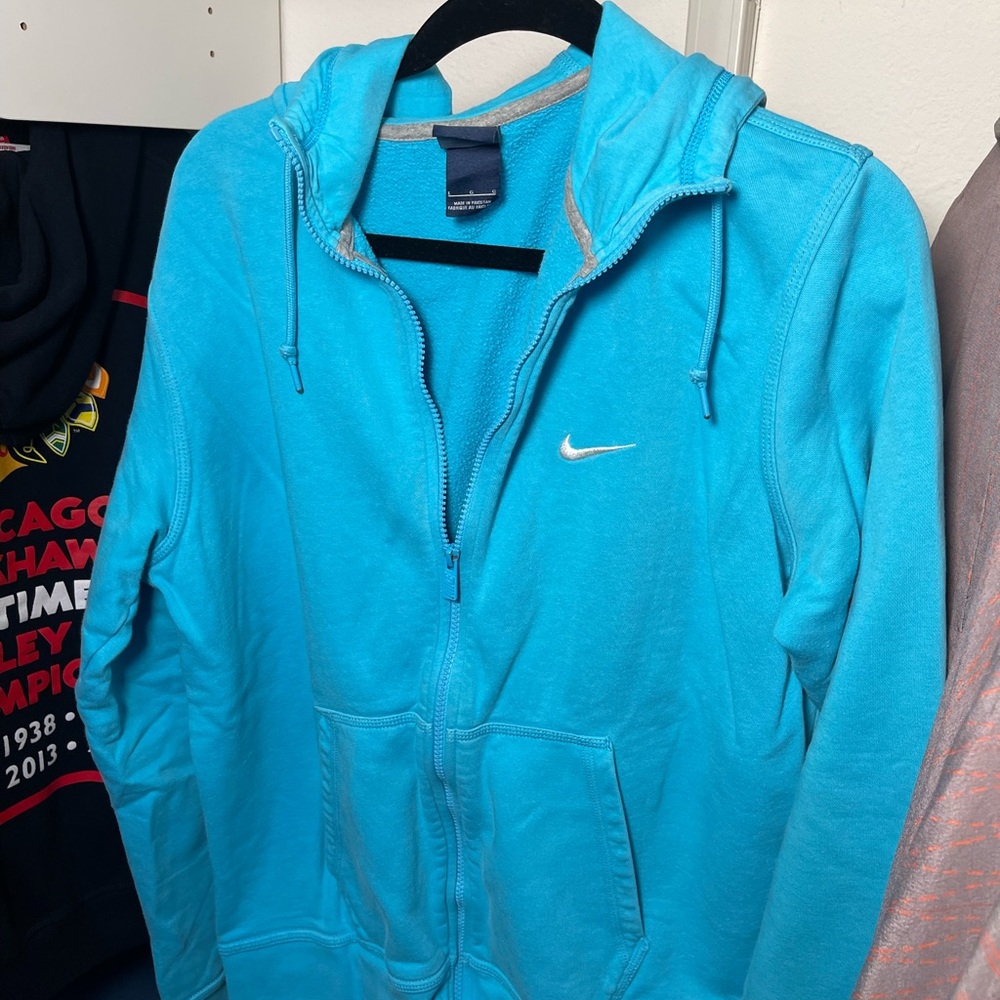 Nike Bright Blue Zip-Up